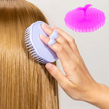Ergonomic Plastic Scalp Massager Shampoo Brush (1 Pc)