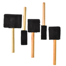Multipurpose Sponge Brushes for Painting with Wooden Handles