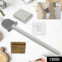 Portable Silicone Toilet Brush – Wall-Mounted, Anti-Drip Cleaner with Non-Slip Handle