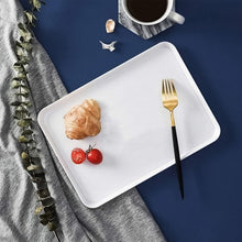 Elegant Printed Plastic Serving Tray with Motivational Quote